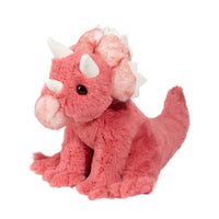 Douglas Cuddle Toys - Triceratops Dinosaur Pink Stuffed Soft Dino Plush 4609