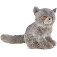 Bearington Collection - Blue Grey Cat Plush Toy Stuffed Plushie 519827