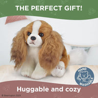 The Bearington Collection - King Charles Spaniel Plush Toy Stuffed Dog Plushie 519908