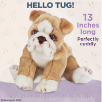 Bearington Collection - English Bulldog Plush Toy Stuffed Dog Plushie Tug 519913