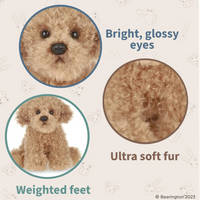 Bearington Collection - Lil' Doodle Golden Labradoodle Dog Plush Toy 519915S