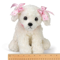 The Bearington Collection - Maltese White Dog Plush Toy Plushie Sassy 520123