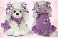 Bearington - Dressed Poodle Posh Plush Toy Purple Dog Plushie 540130