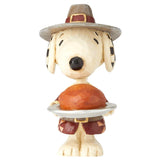 Jim Shore x Peanuts - Snoopy Pilgrim Thanksgiving Turkey Figurine 6002779