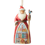 Jim Shore Heartwood Creek - Portuguese Santa Christmas Ornament 6004307