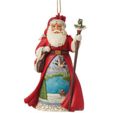 Jim Shore Heartwood Creek - Canadian Santa Christmas Ornament 6009467