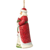 Jim Shore Heartwood Creek - Santa Holding Cardinals Christmas Ornament 6009693