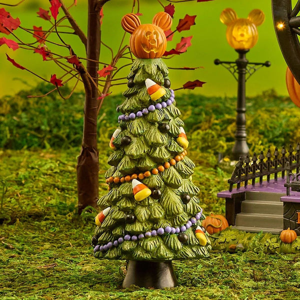 Village Disney Showcase - Mickey Mouse's Pumpkintown Manor Tree Figurine 6009782