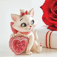 Jim Shore x Disney Traditions - Marie Cat Holding Heart Figurine 6010107