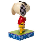 Jim Shore x Peanuts - Snoopy Joe Cool & Woodstock Figurine 6010115