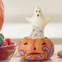 Jim Shore Heartwood Creek - Ghost in Pumpkin Halloween Figurine 6010676