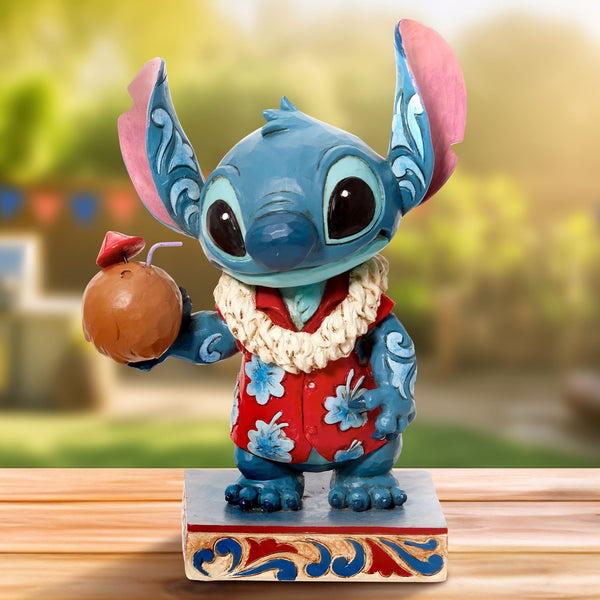 "Sale" Jim Shore x Disney Traditions - Lilo & Stitch in Hawaiian Shirt Tropical Delight Figurine 6011935