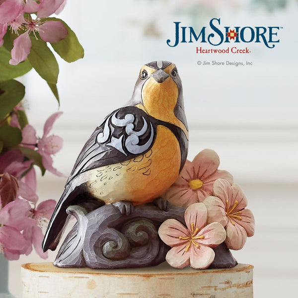 "Sale" Jim Shore Heartwood Creek - Meadowlark Bird Figurine 6012265