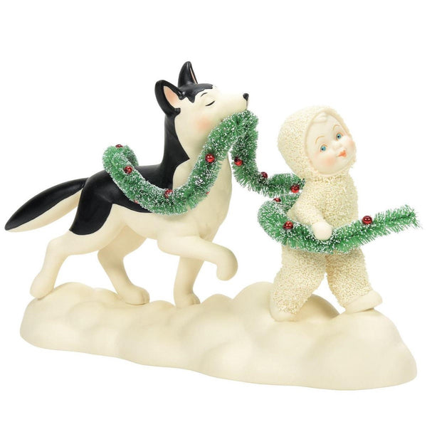 Snowbabies - The Christmas Parade Husky Porcelain Figurine 6012339