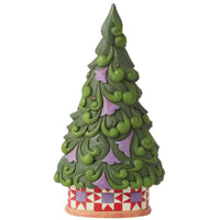 Jim Shore Heartwood Creek - All Spruced Up LED Chrismas Tree Figurine 6012902