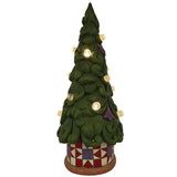 Jim Shore Heartwood Creek - All Spruced Up LED Chrismas Tree Figurine 6012902