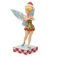 Jim Shore x Disney Traditions - Christmas Tinkerbell Holiday Figurine 6013063