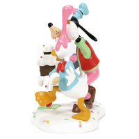 Department 56 Village Disney Showcase - Goofy & Donald Duck Make A Mess Figurine 6013665