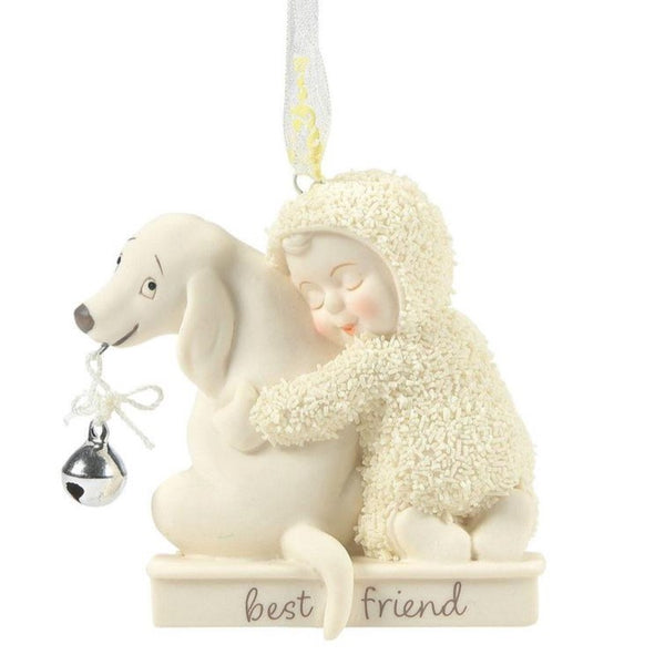 Snowbabies - Dog Best Friend Porcelain Ornament with Clip 6014165