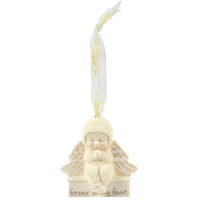 Snowbabies - Forever in Heart Porcelain Ornament with Clip 6014167