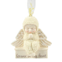 Snowbabies - Forever in Heart Porcelain Ornament with Clip 6014167