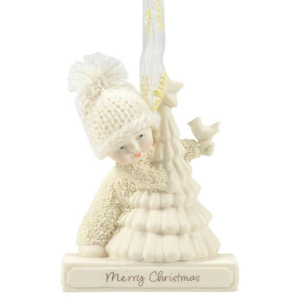 Snowbabies - Merry Christmas Porcelain Ornament with Clip 6014168