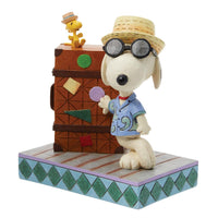 Jim Shore x Peanuts - Snoopy & Woodstock on Vacation Figurine 6014337