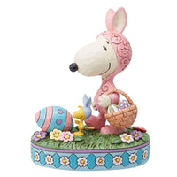 Jim Shore x Peanuts - Snoopy & Woodstock Easter Figurine 6014343