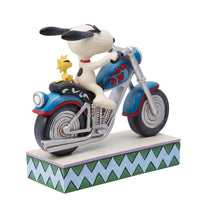 Jim Shore x Peanuts - Snoopy & Woodstock Riding Motorcycle Figurine 6014347