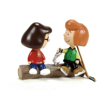 Dept 56 Peanuts Village - Peppermint Patty & Marcie Ice Hockey Figurine 6014529