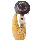 Jim Shore x Peanuts - Midnight Ride Snoopy & Woodstock Halloween Witch Moon Figurine 6014621
