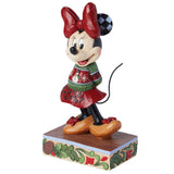 Jim Shore x Disney Traditions - Minnie Mouse in Christmas Sweater Figurine 6015003