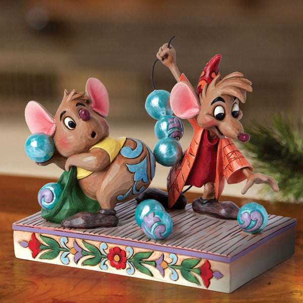 Jim Shore x Disney Traditions - Beads for Cinderelly Jaq & Gus Figurine 6015020