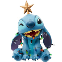 Disney Showcase - Stitch Wrapped in Christmas Lights Figurine 6015328