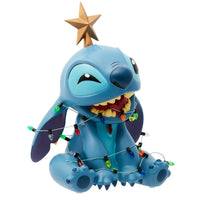 Disney Showcase - Stitch Wrapped in Christmas Lights Figurine 6015328