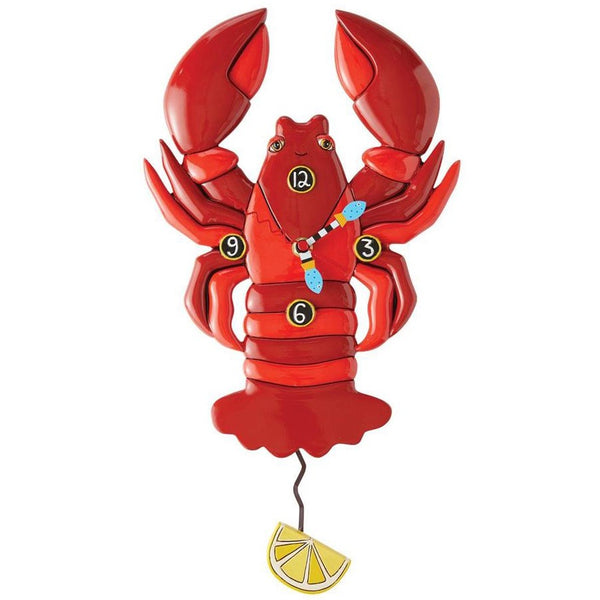 Allen Designs - DaPinci Lobster Seafood Wall Clock 6015368