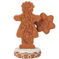 Jim Shore Heartwood Creek - Gingerbread Man Cookie Girl Figurine 6015437