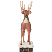 Jim Shore Heartwood Creek - Holiday Manor Reindeer Figurine 6015489