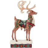 Jim Shore Heartwood Creek - Holiday Manor Reindeer Figurine 6015489