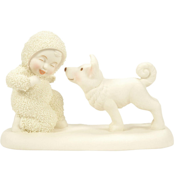 Snowbabies - Laughing with My Bestie Dog Porcelain Figurine 6015987