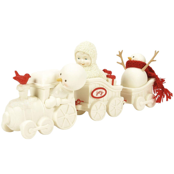 Snowbabies - Snowman Joy Train Ride Porcelain Figurine 6015994