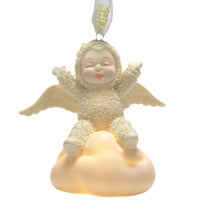 Snowbabies - Playing In The Clouds Porcelain Angel Ornament 6016019