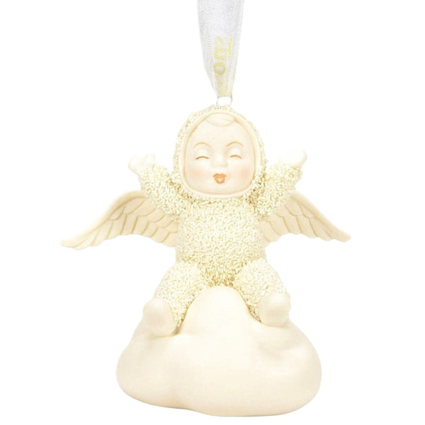 Snowbabies - Playing In The Clouds Porcelain Angel Ornament 6016019