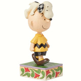 Jim Shore x Peanuts - Snoopy on Charlie Brown's Head Figurine 6016270