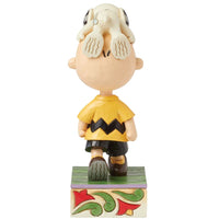 Jim Shore x Peanuts - Snoopy on Charlie Brown's Head Figurine 6016270