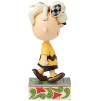 Jim Shore x Peanuts - Snoopy on Charlie Brown's Head Figurine 6016270