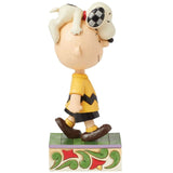 Jim Shore x Peanuts - Snoopy on Charlie Brown's Head Figurine 6016270