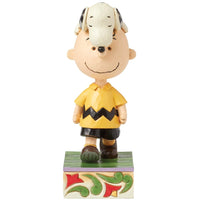 Jim Shore x Peanuts - Snoopy on Charlie Brown's Head Figurine 6016270