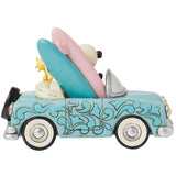 Jim Shore x Peanuts - Sunny Drives and Surfing Vibes Figurine 6016272