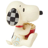 Jim Shore x Peanuts - Snoopy Eating Popcorn Figurine 6016278